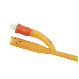 14 Fr, 5cc, 2-Way Silicone Coated Latex Foley Catheter